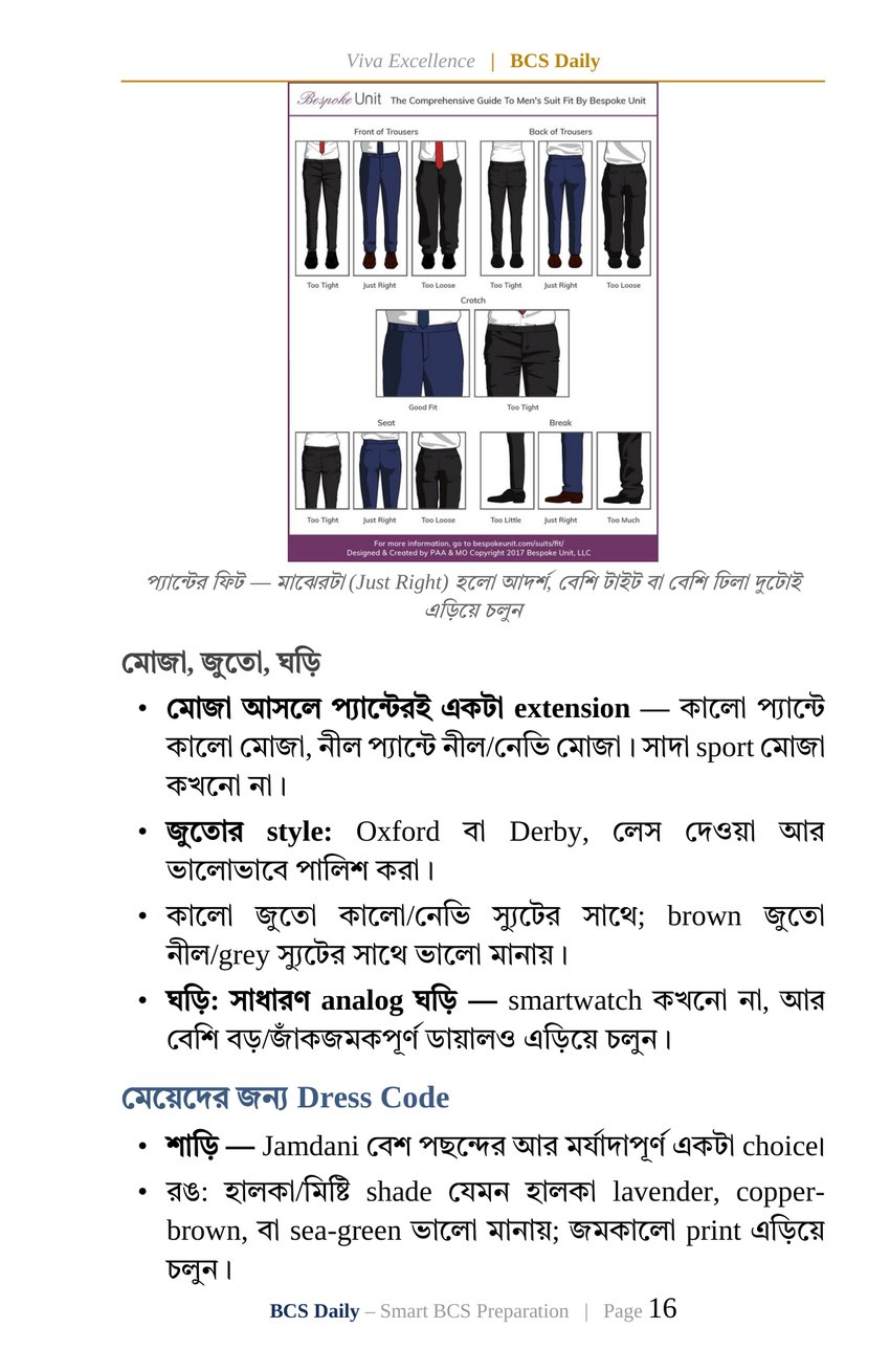 ড্রেস ও এটিকেট